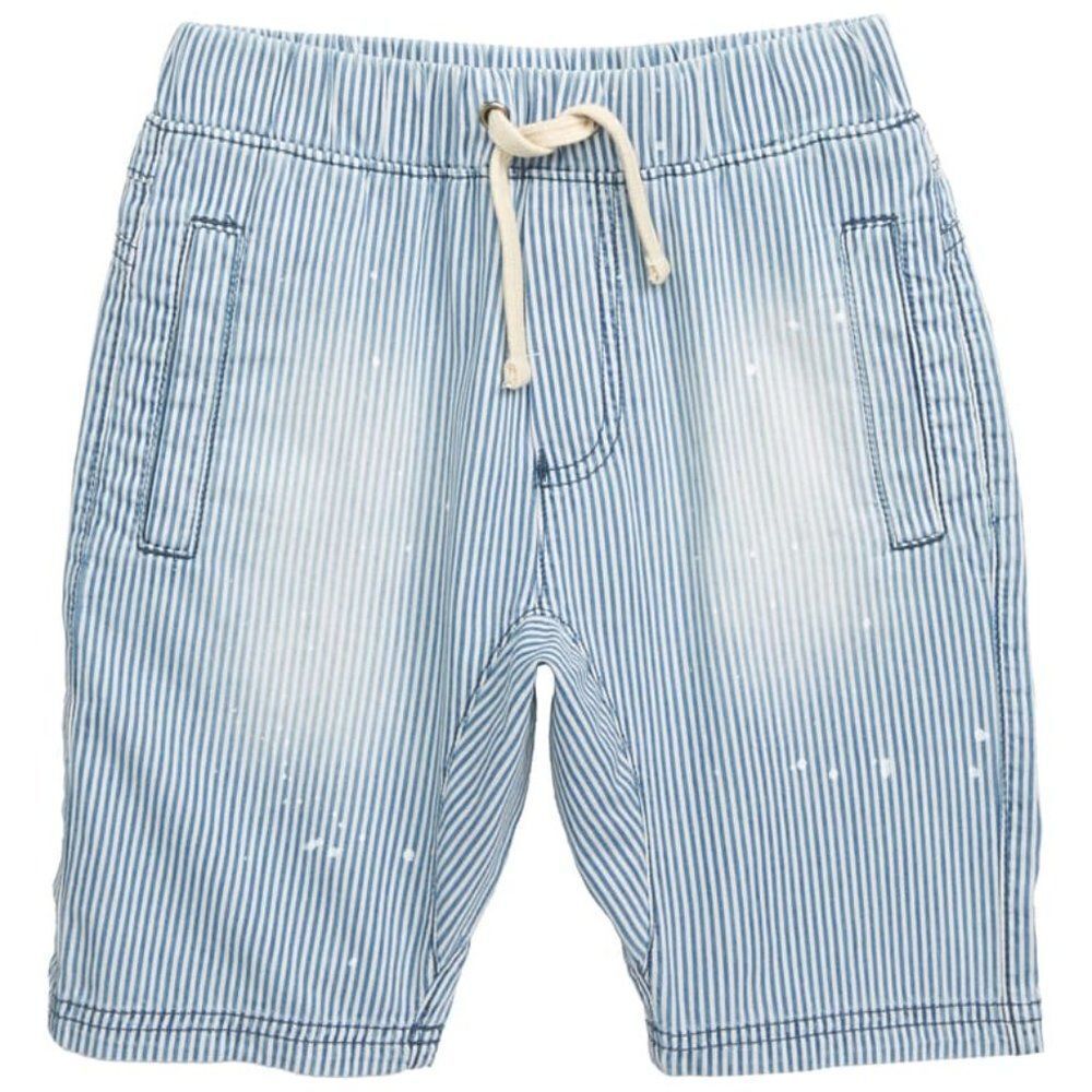 STEM Striped Bleach Sport Jogger Shorts
